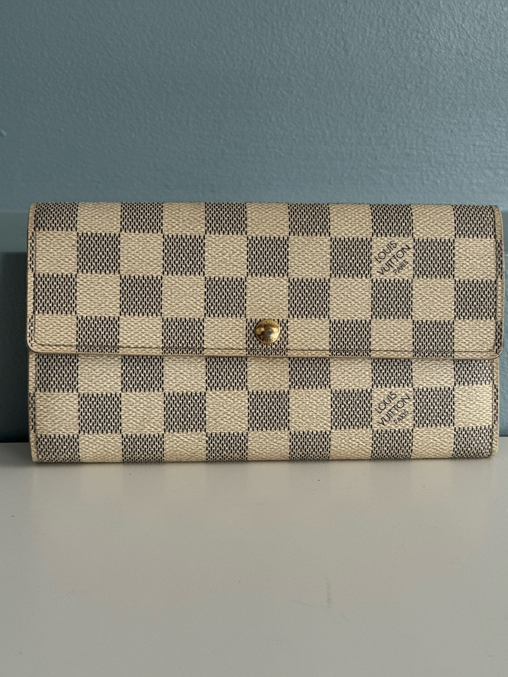 Louis Vuitton Damier Azur Sara Wallet